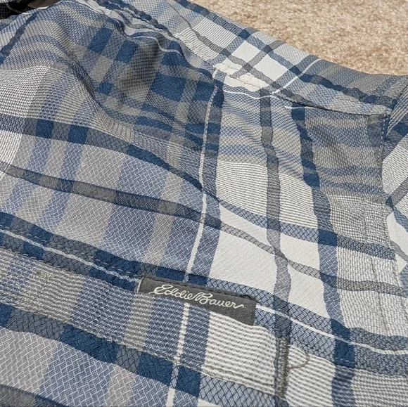 Men's Eddie Bauer Fishing Shirt XLT / TXL /Tall XL - Picture 3 of 5